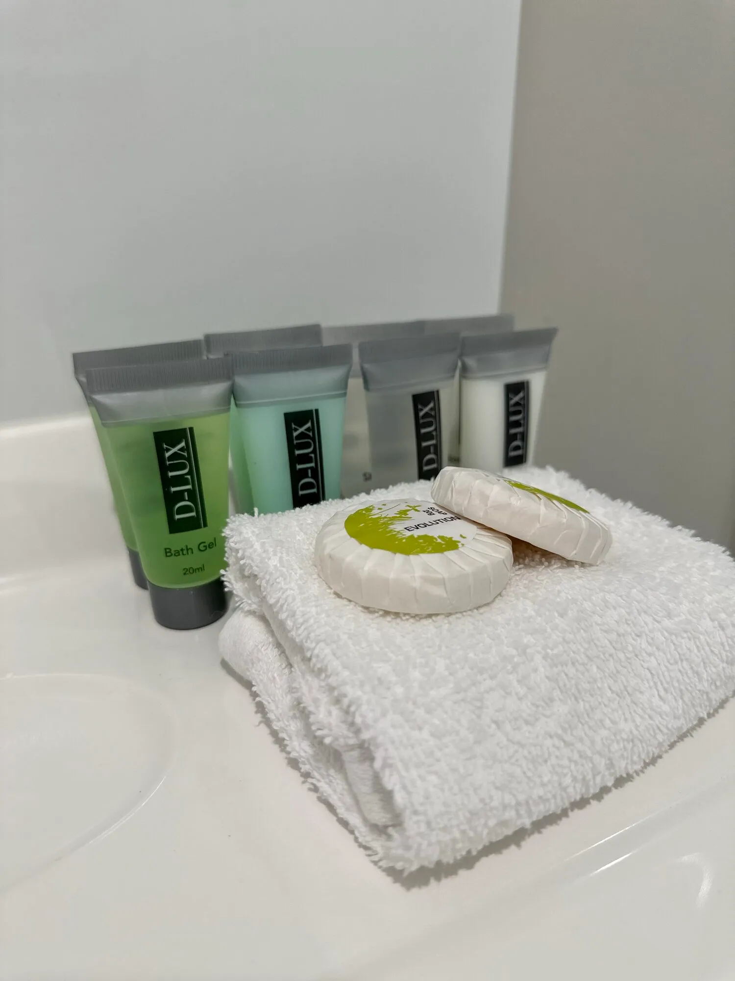 Complimentary bathroom amenities
