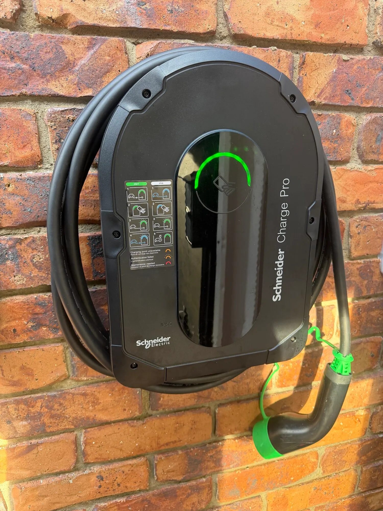 Electric vehicle charging on site